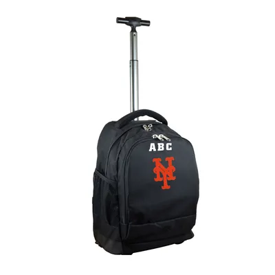 New York Mets MOJO 19'' Personalized Premium Wheeled Backpack