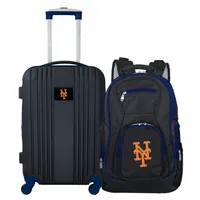 New York Mets MOJO 2-Piece Luggage & Backpack Set - Black