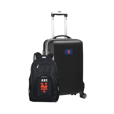 New York Mets MOJO Personalized Deluxe 2-Piece Backpack & Carry-On Set