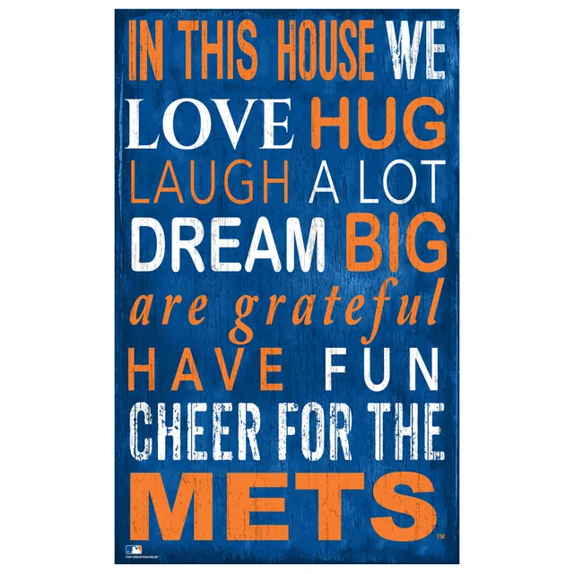 New York Mets New York Mets 9'' x 11'' Game-Used Jersey Plaque