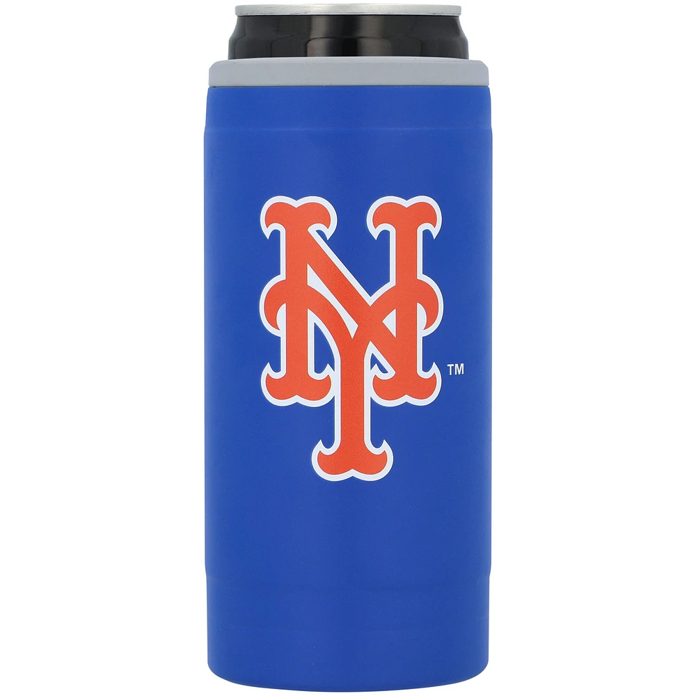 Mets de New York 12oz. Refroidisseur de canettes mince Flipside Powdercoat