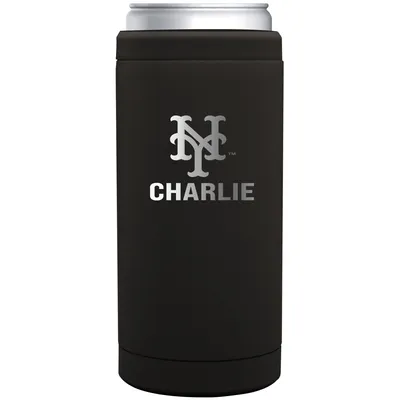New York Mets 12oz. Personalized Stainless Steel Slim Can Cooler