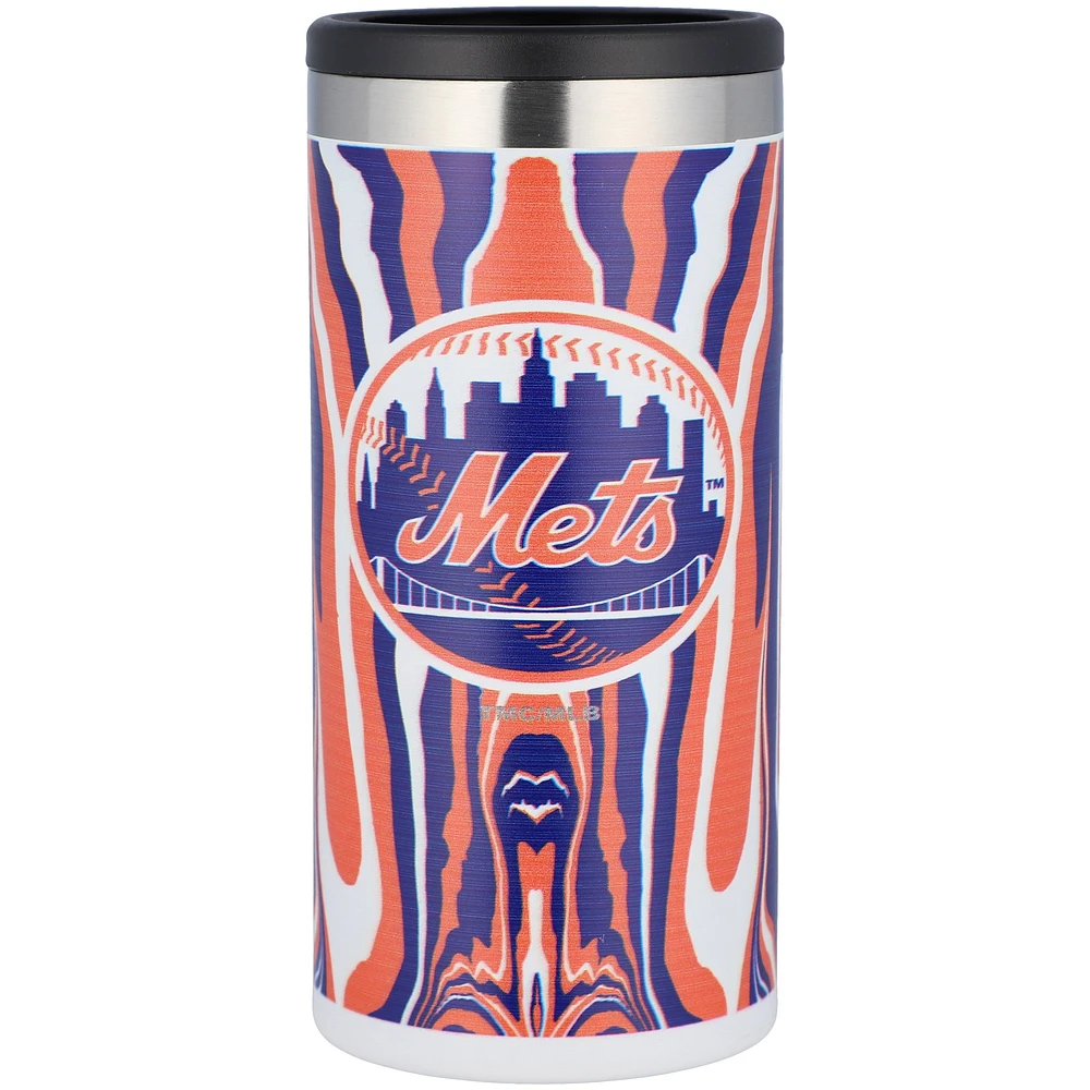 Mets de New York 12oz. Porte-canette mince tie-dye