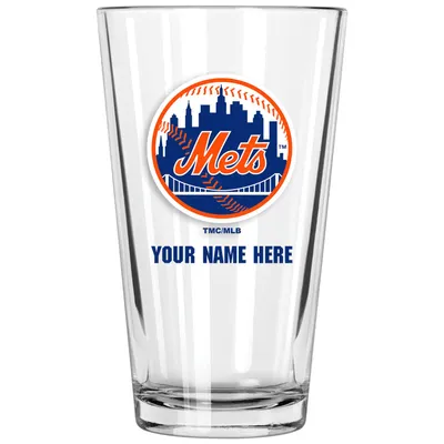 New York Mets 16oz. Personalized Pint Glass