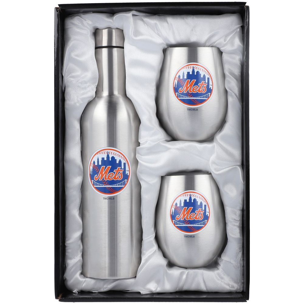 New York Mets 28oz. Stainless Steel Bottle & 12oz. Tumblers Set