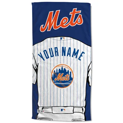 New York Mets 30'' x 60'' Personalized Beach Towel