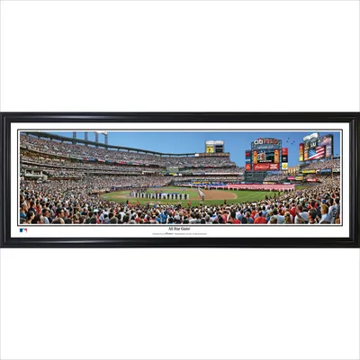 New York Mets 39" x 13.5" All-Star Game Standard Black Framed Panoramic