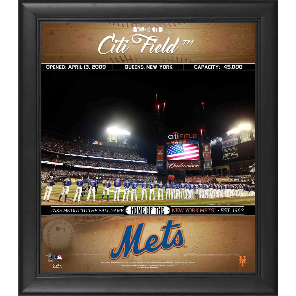 Lids Pete Alonso New York Mets Fanatics Authentic Framed 15 x 17 Stitched  Stars Collage