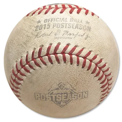 New York Mets - Game Used Postseason Baseball - NLCS Game