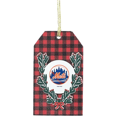 Ornement d’étiquette cadeau des Mets de New York