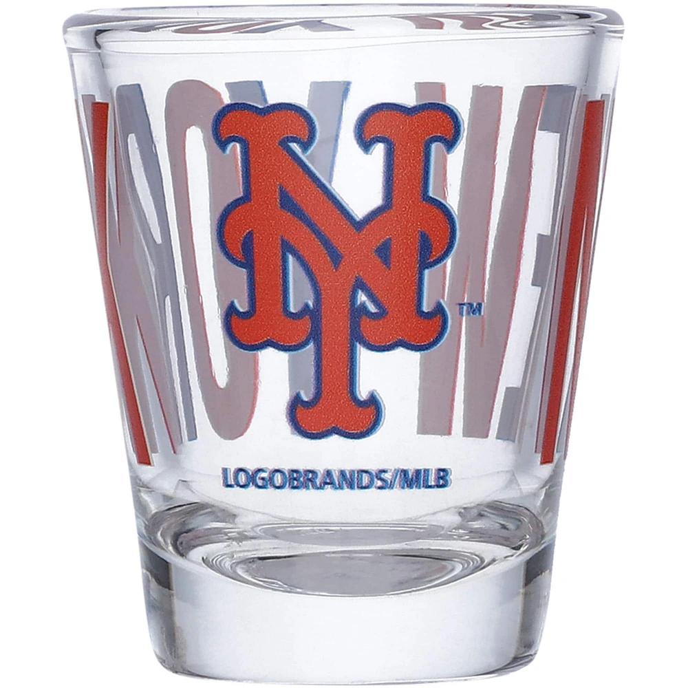 Temps supplémentaire des Mets de New York 2oz. Verre à liqueur