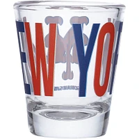 Temps supplémentaire des Mets de New York 2oz. Verre à liqueur