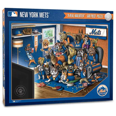 New York Mets Purebred Fans 18'' x 24'' A Real Nailbiter 500-Piece Puzzle