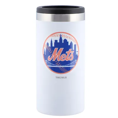 New York Mets Team Logo 12oz. Slim Can Holder