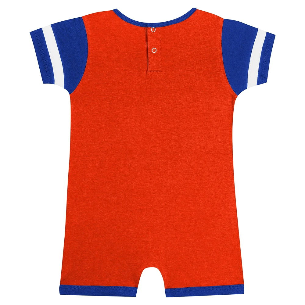 Barboteuse Orange New York Mets Fast Pitch Fanatics pour nouveau-nés et nourrissons