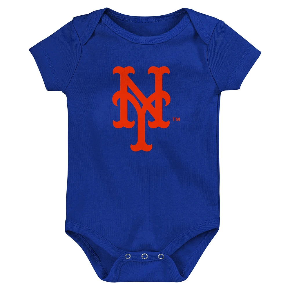 Newborn & Infant New York Mets 3-Pack Fan Pennant Bodysuit Set