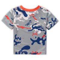 Outerstuff Newborn & Infant Orange/Royal New York Mets Pinch Hitter T-Shirt & Shorts Set