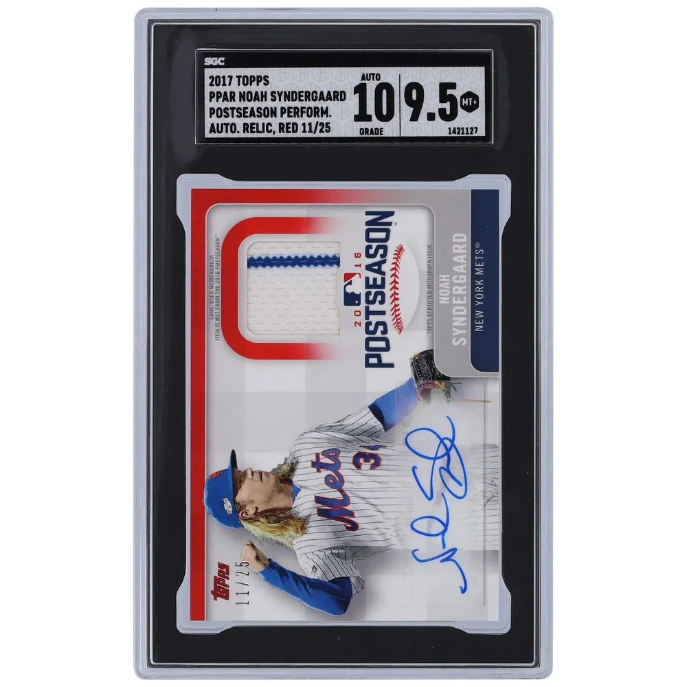 Jacob deGrom New York Mets Fanatics Authentic Autographed Nike White  Authentic Jersey