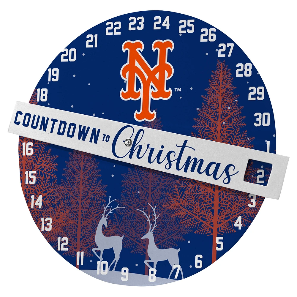 Pegasus New York Mets Countdown to Christmas Wall Sign