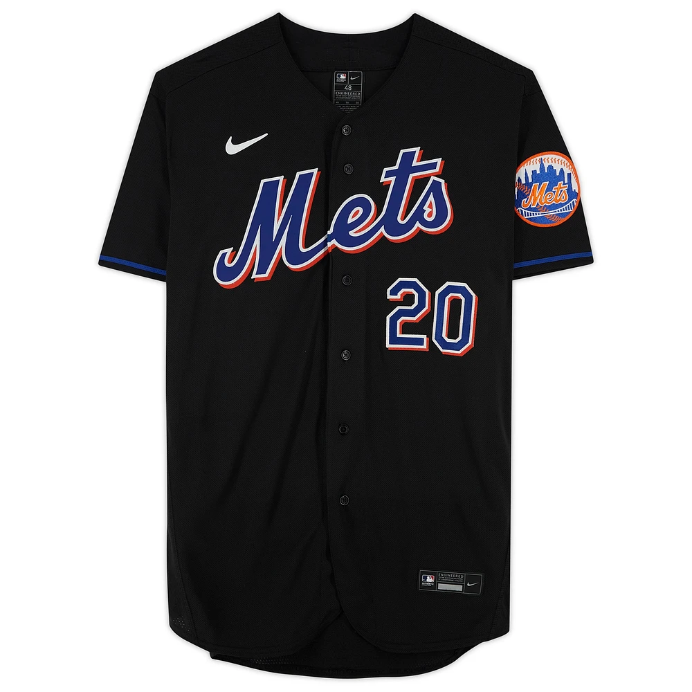 Pete Alonso Black New York Mets Autographed Nike Authentic Jersey