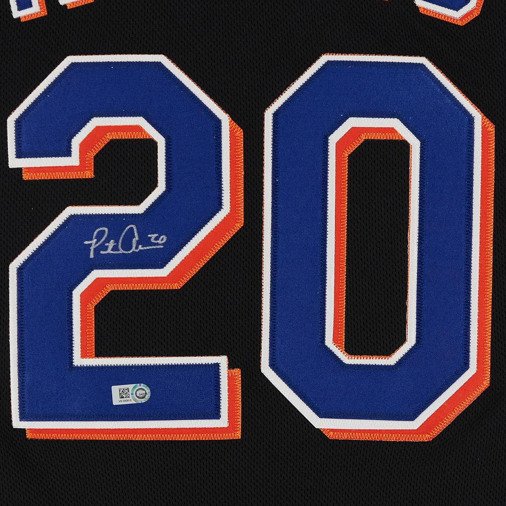 Pete Alonso Black New York Mets Autographed Nike Authentic Jersey
