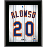 Pete Alonso New York Mets 10.5" x 13" Jersey Number Sublimated Player Plaque