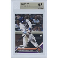 Pete Alonso New York Mets 2023 Topps Now 1st Mets Player with Four 35+ HR Seasons Purple #682 #/25 BGS Authenticated 9.5 Card 