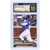 Pete Alonso New York Mets 2023 Topps Now Polar Bear Plunges into The Record Books #669 CGC Authenticated Pristine 10 Card