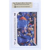 Pete Alonso New York Mets 2023 Topps Now Purple Walk-Off, 3-Run HR Ends Epic Battle Vs. Rays #311 #/25 BGS Authenticated 9.5 Card