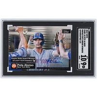 Pete Alonso New York Mets Autographed 2020 Topps Empire State Award Winner #ESAW-18 #2/5 SGC Authenticated 9/10 Card
