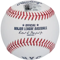 Pete Alonso New York Mets Autographed 2024 City Connect Logo Baseball with "LFGM!" Inscription