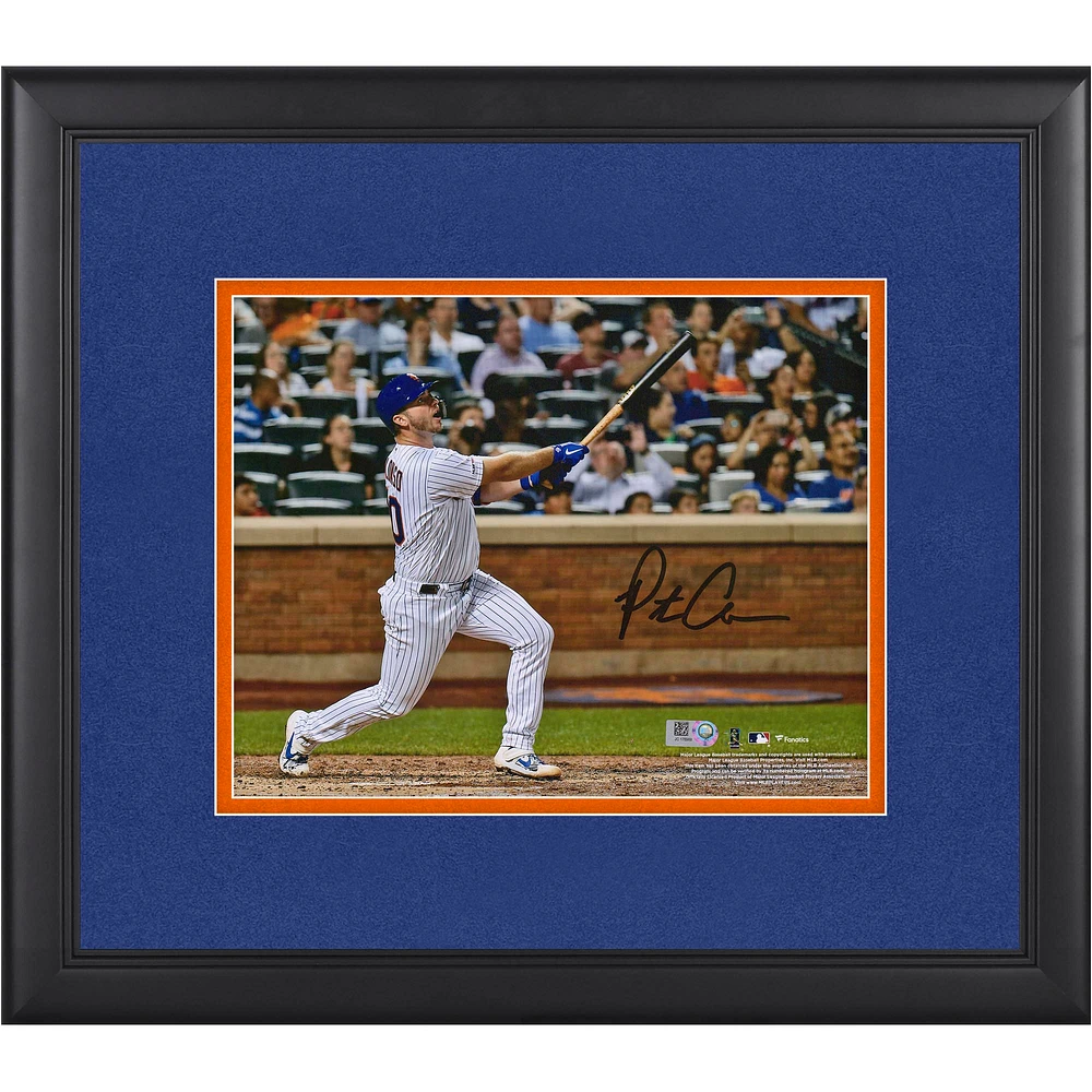 Pete Alonso New York Mets Autographed 8'' x 10'' MLB Rookie Record Home Run #53 Framed Photograph