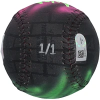 Pete Alonso New York Mets Autographed Baseball - Art by Stadium Custom Kicks - Limited Edition 1 of 1 - XP14005695