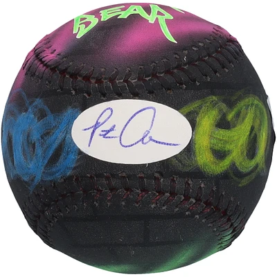 Pete Alonso New York Mets Autographed Baseball - Art by Stadium Custom Kicks - Limited Edition 1 of 1 - XP14005695