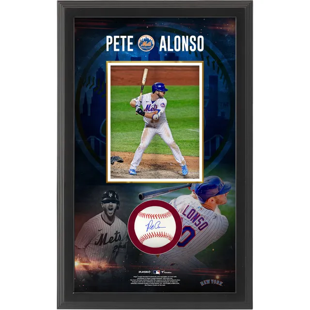 Fanatics Authentic Pete Alonso Blue New York Mets Autographed Nike Authentic Jersey with Polar Bear Inscription