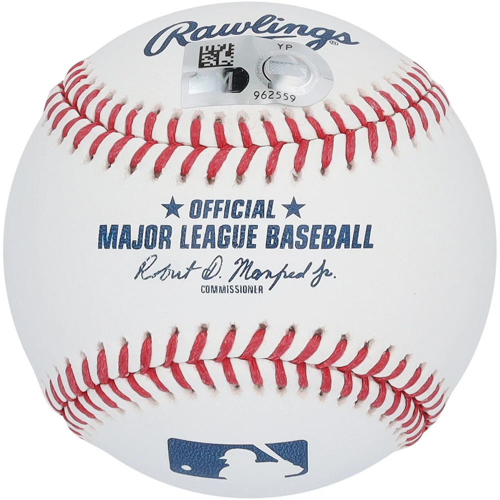 Pete Alonso New York Mets Autographed Baseball with Full Name Signature