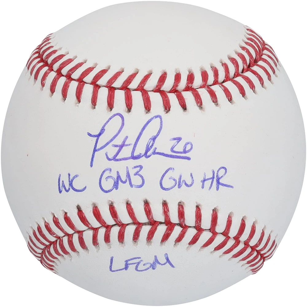 Pete Alonso New York Mets Autographed Baseball with Multiple Inscriptions - Limited Edition of 25