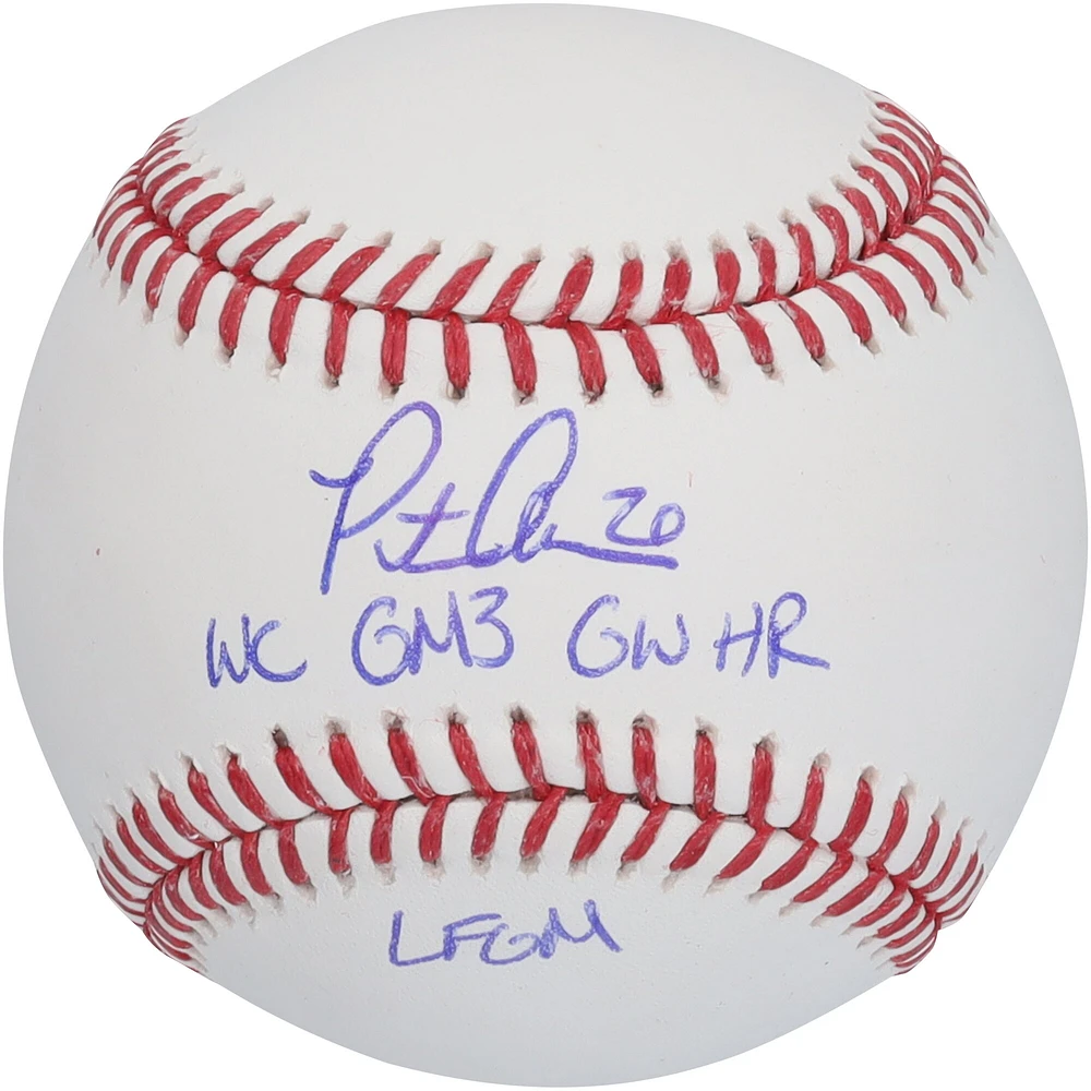 Pete Alonso New York Mets Autographed Baseball with Multiple Inscriptions - Limited Edition of 25