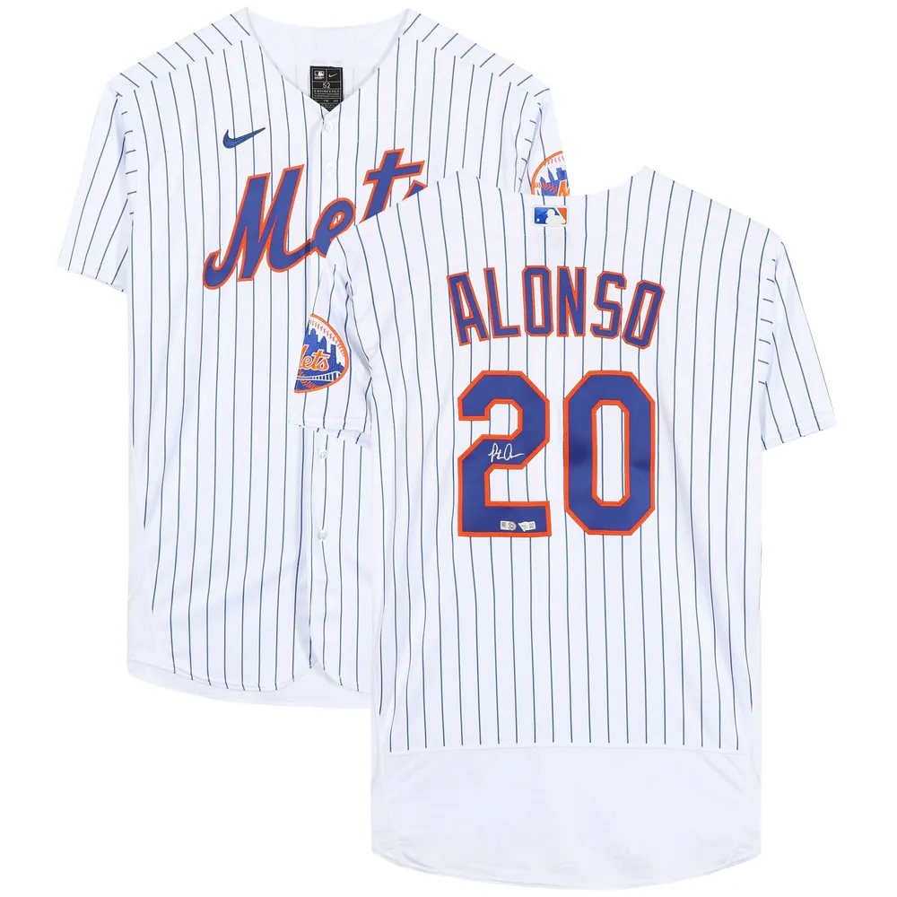 New York Mets Nike Official Replica Home Jersey - Mens with Alonso