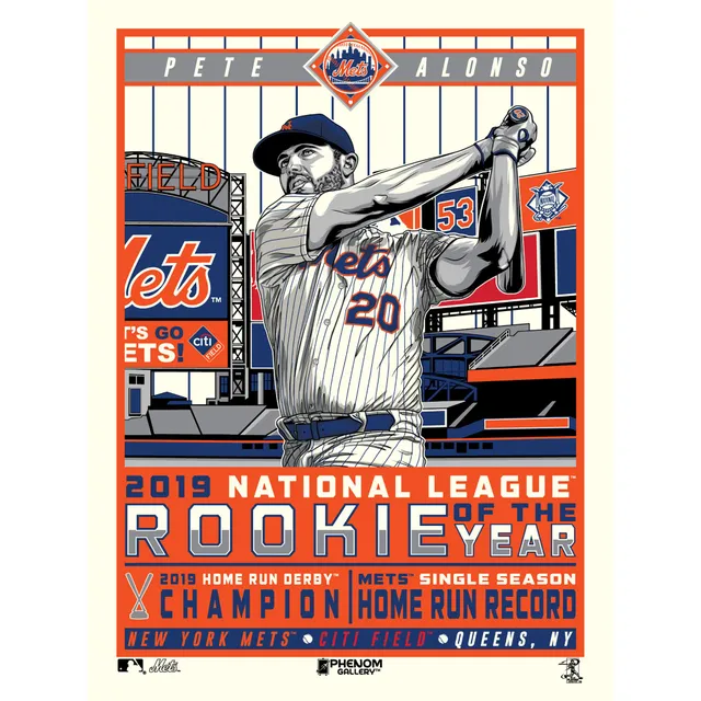 Pete Alonso New York Mets Autographed 2018 Bowman Chrome #BCP-137 Beckett  Fanatics Witnessed Authenticated Rookie Card with 2019 NL ROY Inscription