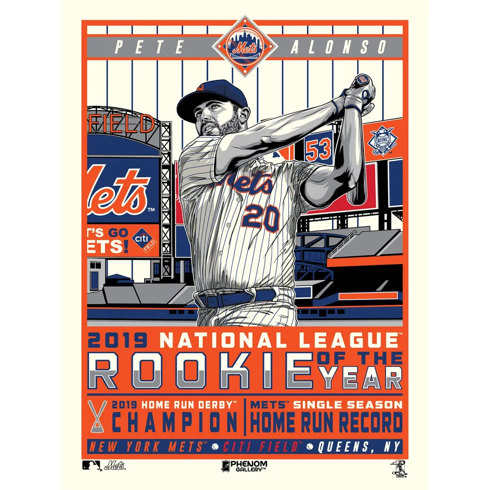 Pete Alonso New York Mets Fanatics Authentic Deluxe Framed Autographed Nike  Blue Authentic Jersey