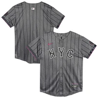 Preschool Nike  Gray New York Mets City Connect Jersey