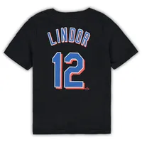 HOT - Men's New York Mets Francisco Lindor 2023 Player Name & Number T-Shirt