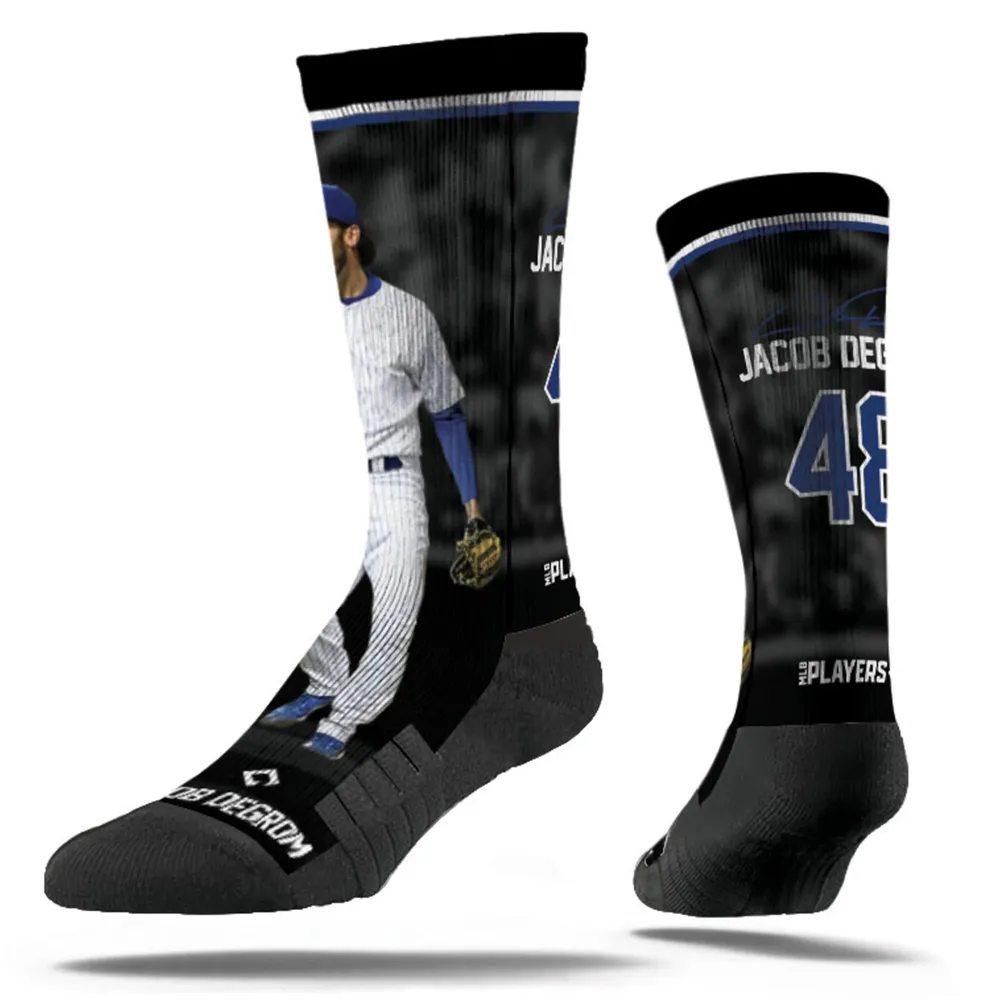 Strideline Jacob deGrom New York Mets Walk Off Premium Full Sub Crew Socks