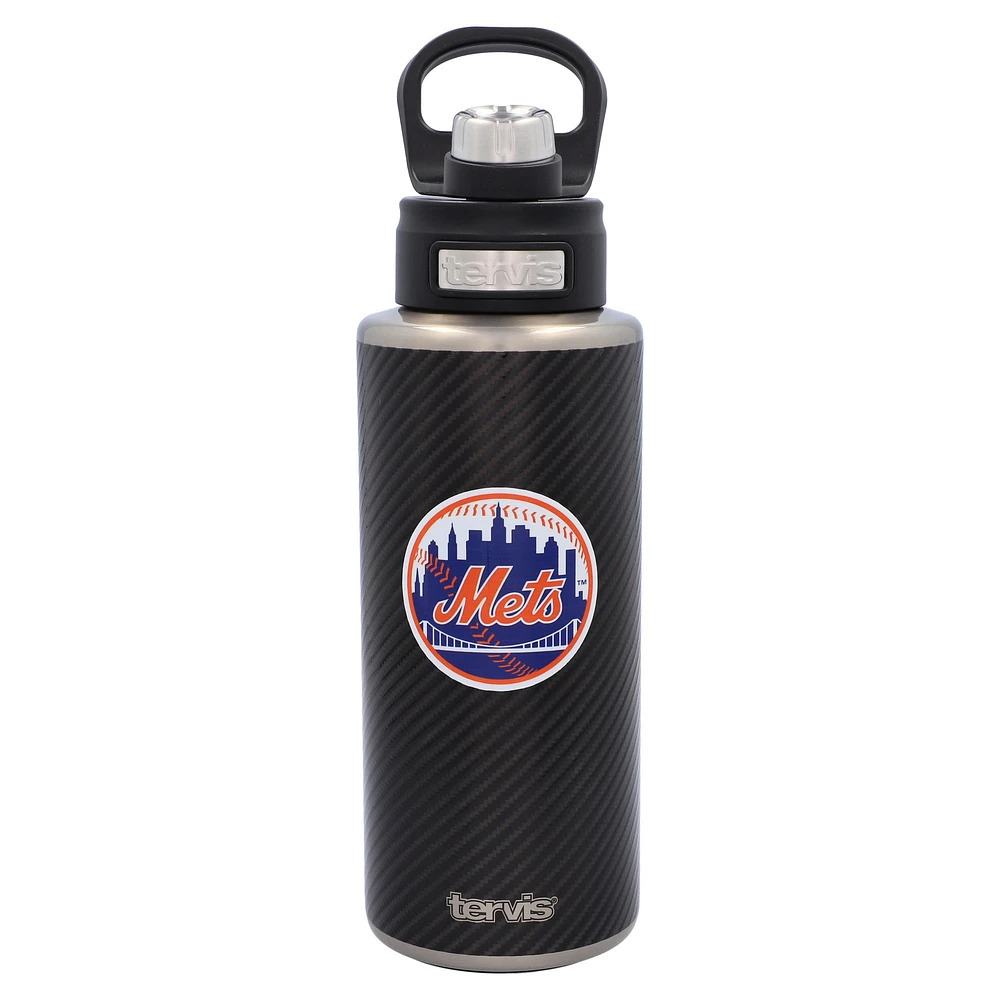 Tervis Mets de New York 32oz. Bouteille à large goulot en fibre de carbone