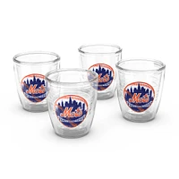 Tervis New York Mets paquet de quatre 12oz. Ensemble de gobelets emblème