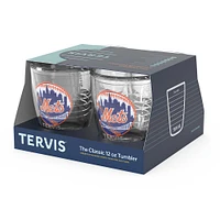 Tervis New York Mets paquet de quatre 12oz. Ensemble de gobelets emblème