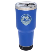 The Memory Company Mets de New York 30oz. Gobelet Bluetooth LED en acier inoxydable
