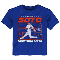 T-shirt pour tout-petit Juan Soto Royal, joueur des New York Mets de Big City