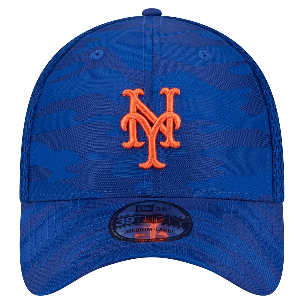 Toddler New Era Royal New York Mets Camo 39THIRTY Flex Hat